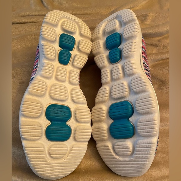 Skechers Air Cooled GOWALK Women's Multicolor Slip-On Shoes SIZE 8.5 - Picture 7 of 8